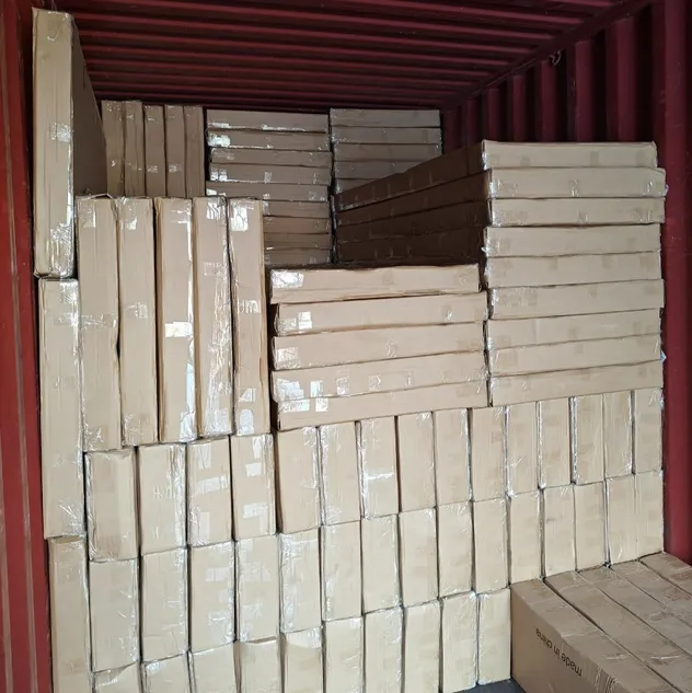 Contenedor listo para transporte