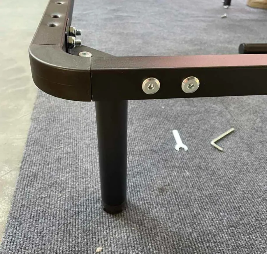 Estructura de cama de madera maciza tapizada plegable de uso duradero para fácil almacenamiento
