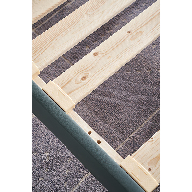 Venta Caliente Estructura de Cama de Madera Sólida Pierna de Cama de Acero Metálico Tamaño Rey Conjunto de Dormitorio de Reina