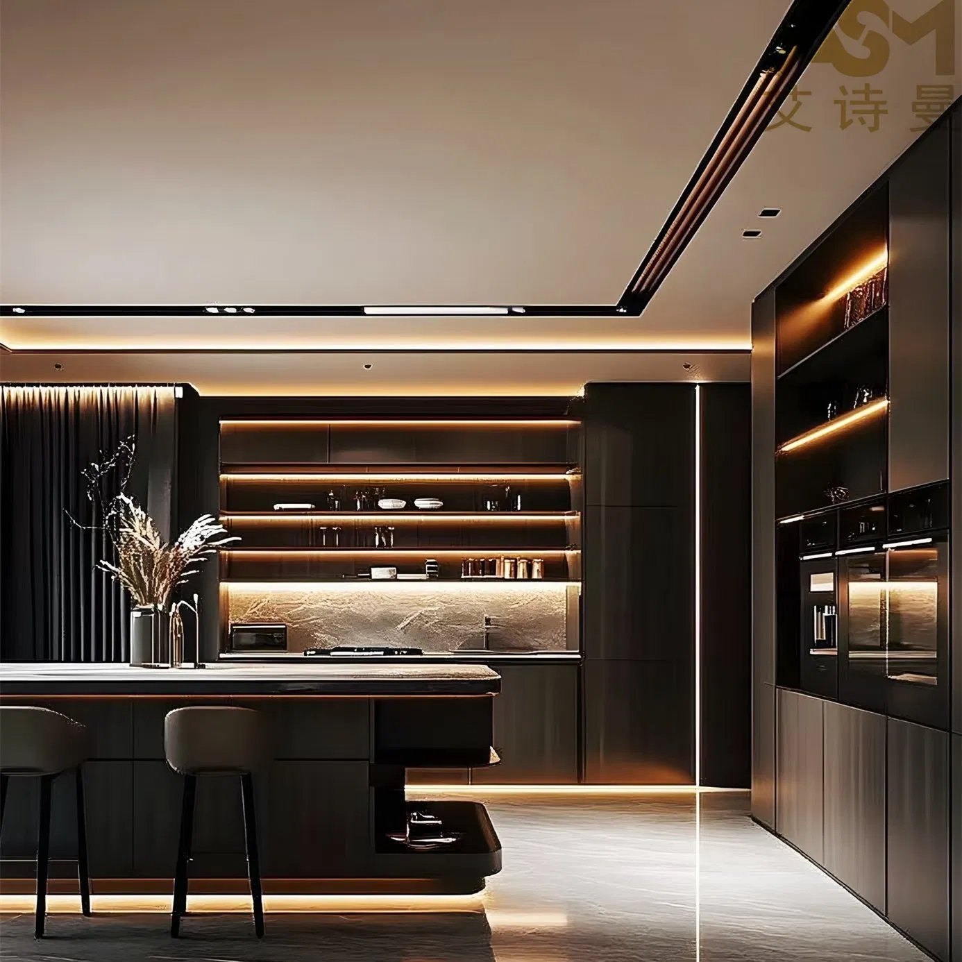 Muebles para el hogar Foshan Oficina Exterior Moderno Dormitorio de Madera Sala de Estar Hotel Lujo Cocina Escuela Venta al por mayor Baño Chino Exterior Moderno de Madera Chino