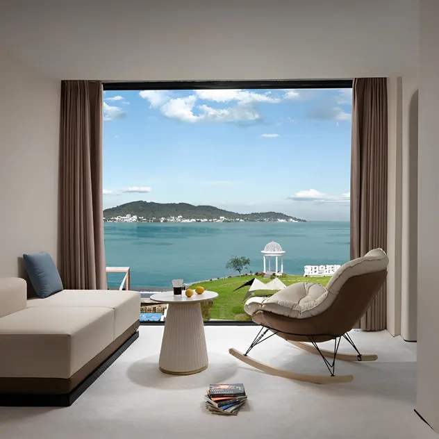 Conjunto de muebles de hotel de lujo europeo para dormitorio personalizado