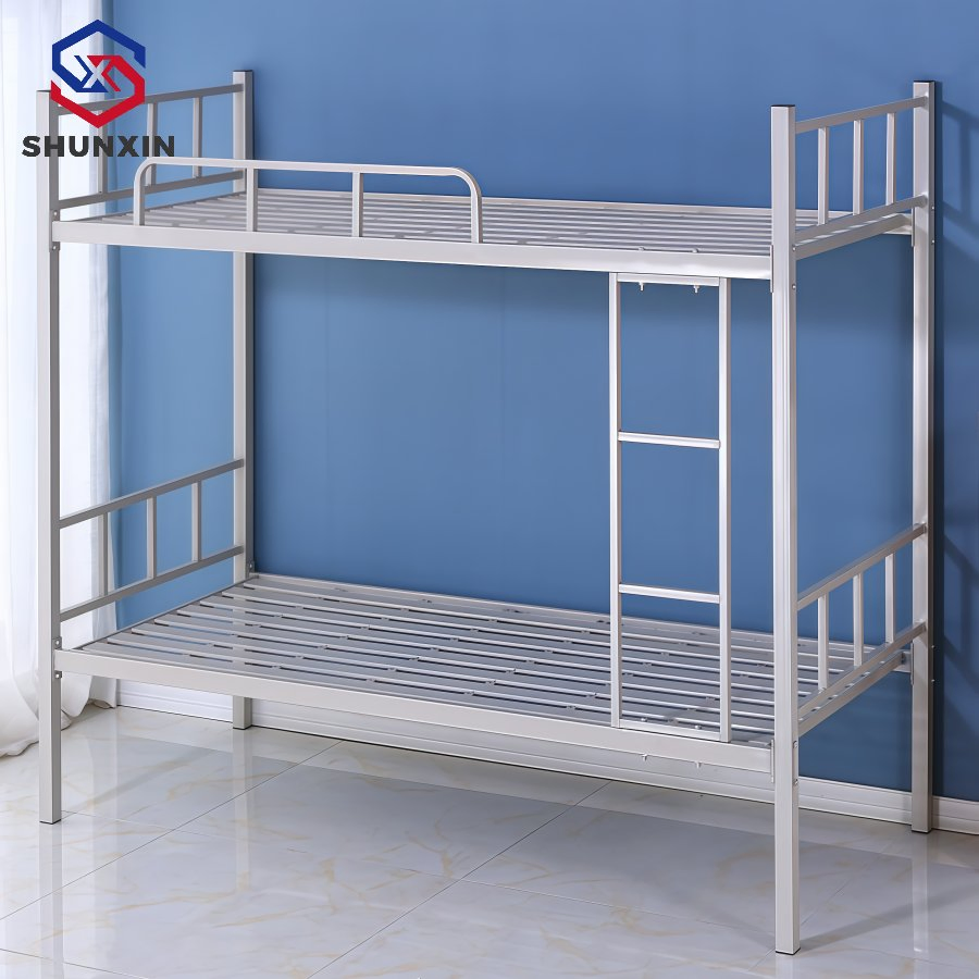 Cama loft de acero de tamaño adulto que satisface todas las necesidades familiares