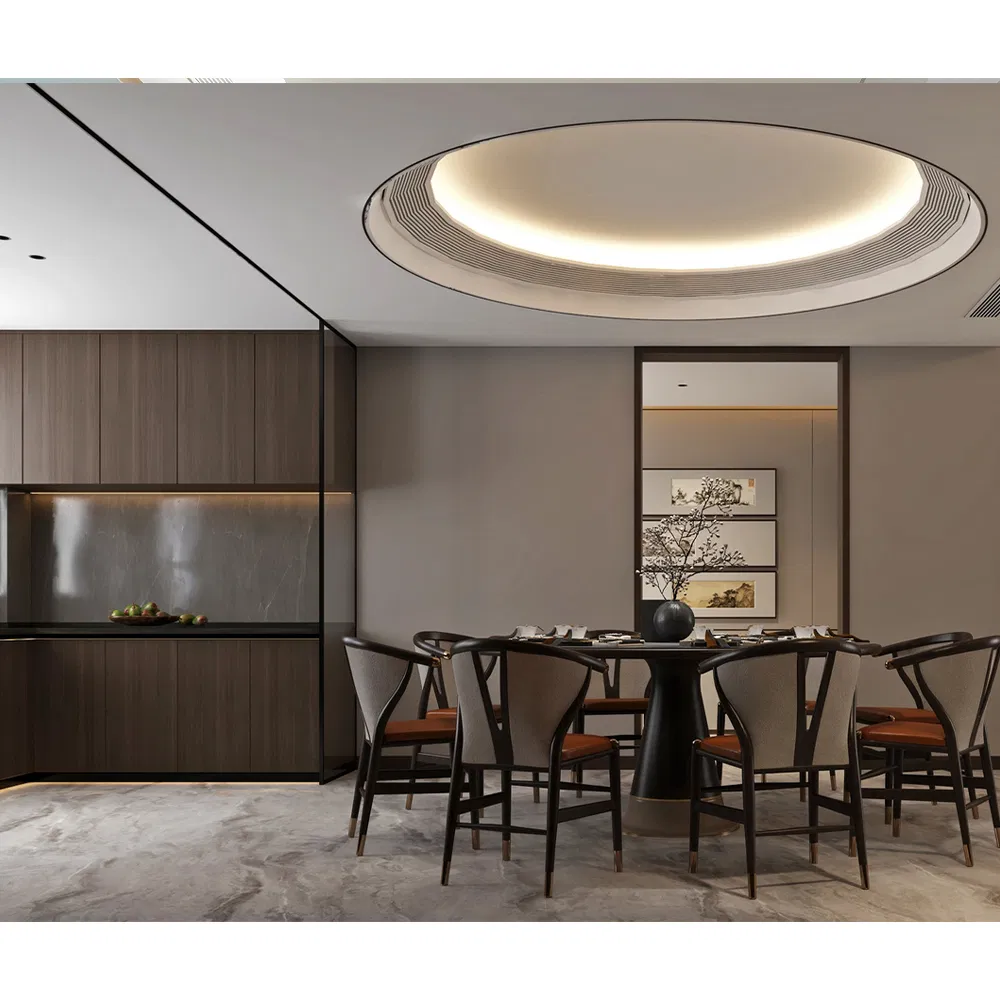 Muebles de dormitorio grandes y de alta gama, suite principal de penthouse de villa para uso comercial en hoteles