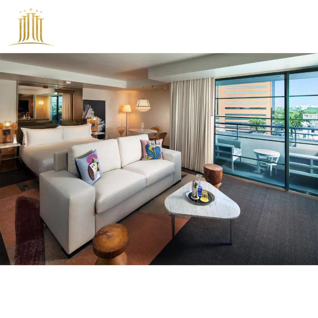 Suite de hotel moderna con armarios para TV