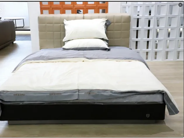 Conjuntos de dormitorio de lujo personalizados con cama king de cuero