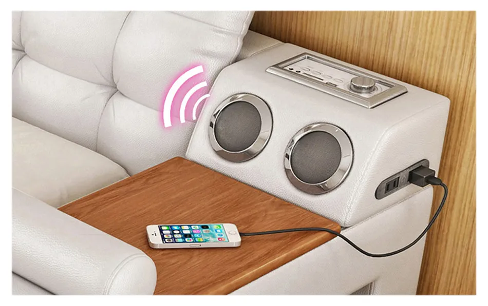 Muebles de dormitorio de lujo multifuncionales al por mayor de China, cama moderna inteligente tamaño king con almacenamiento, cama queen de cuero con masaje
