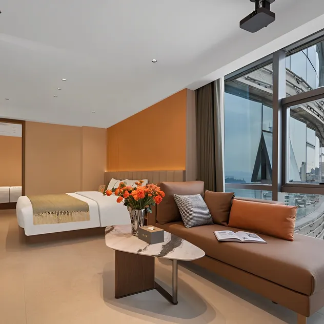 Conjunto de muebles de hotel de lujo europeo para dormitorio personalizado