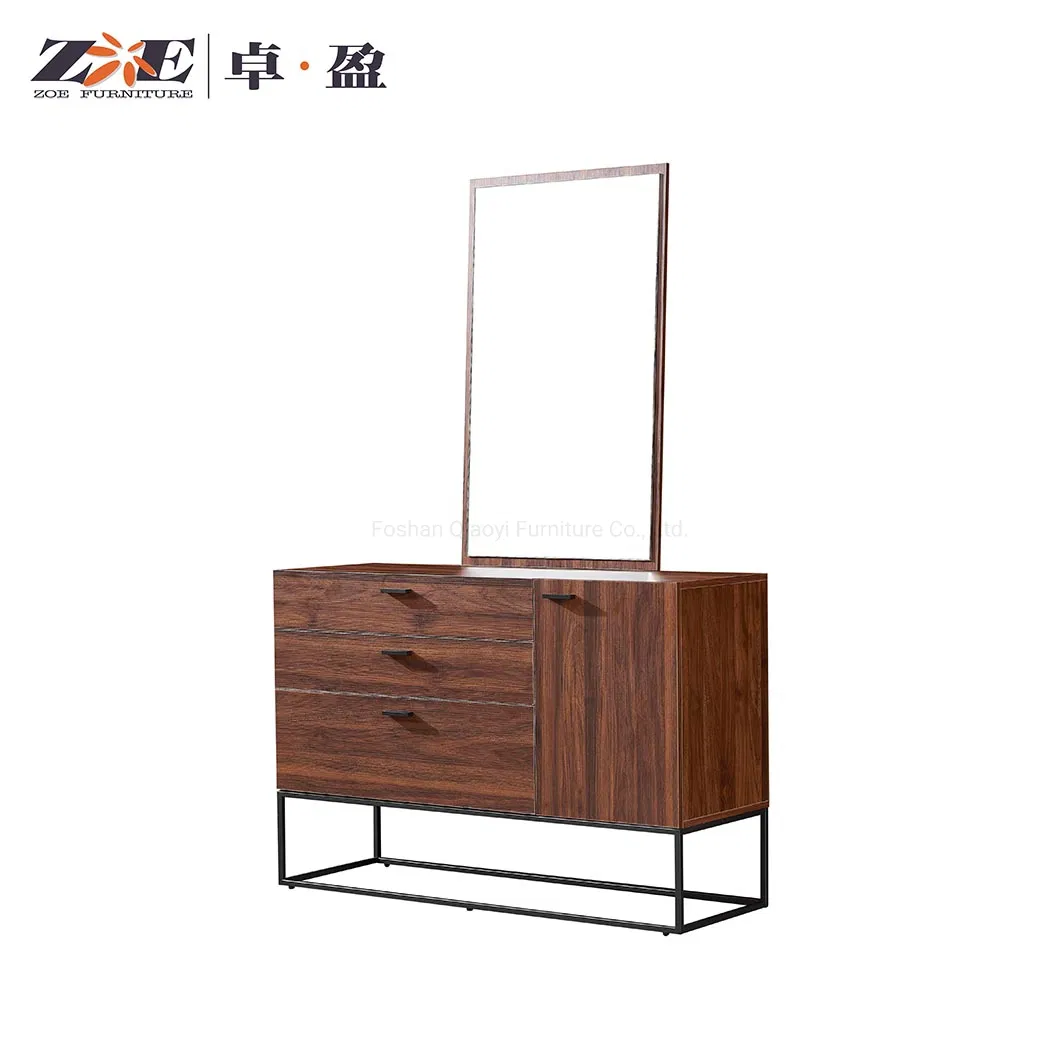 Diseños de camas de caja de madera para el hogar moderno de lujo, juego de muebles de dormitorio de cama tamaño rey y reina