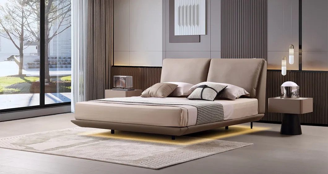 Detalle de cama de lujo
