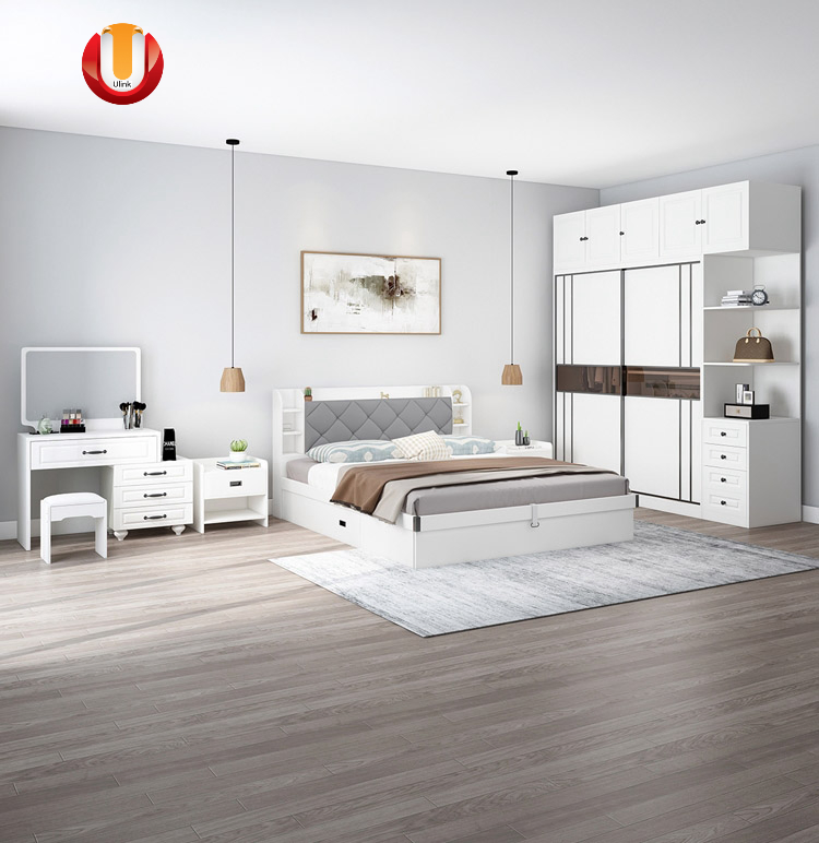 2022 Venta Caliente Conjuntos de Muebles de Dormitorio Moderno Personalizados Villa Italia Suites de Dormitorio de Lujo Master