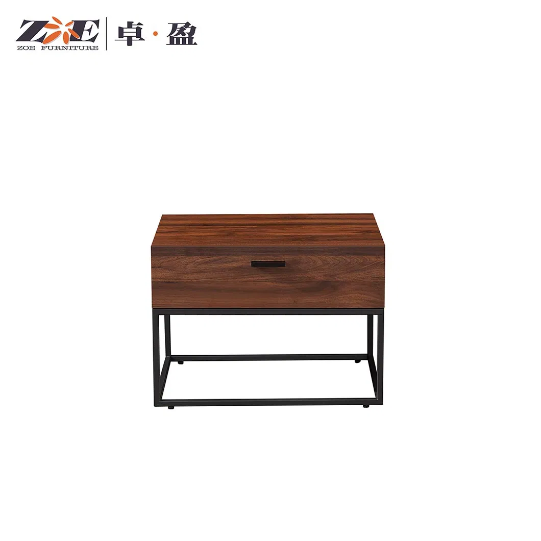 Diseños de camas de caja de madera para el hogar moderno de lujo, juego de muebles de dormitorio de cama tamaño rey y reina