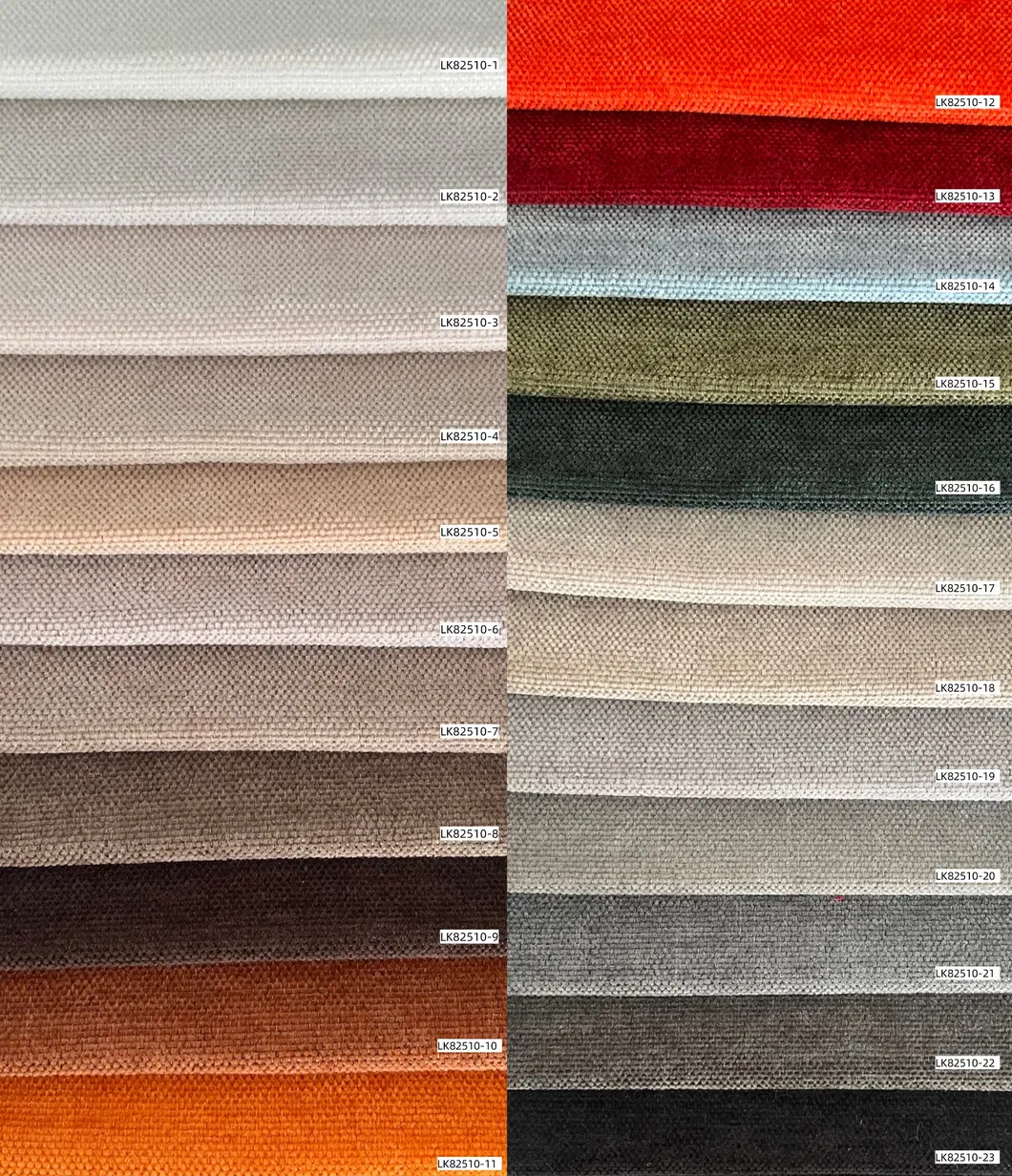 Cama doble de madera maciza con tapizado de felpa gris, simple y moderna, fabricada en China