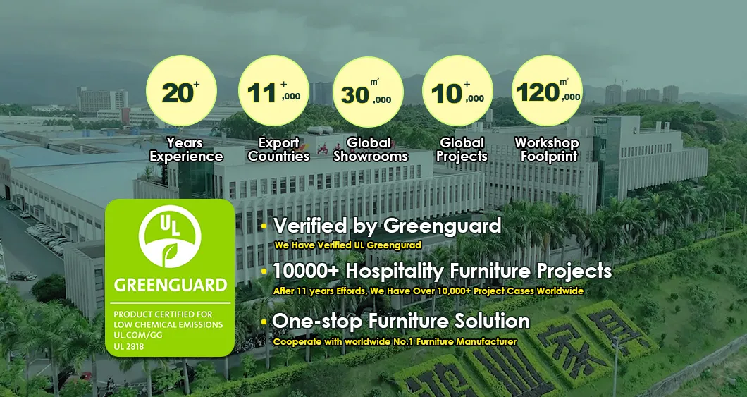 Mobiliario de hotel de hospitalidad comercial Suite de dormitorio Holiday Inn