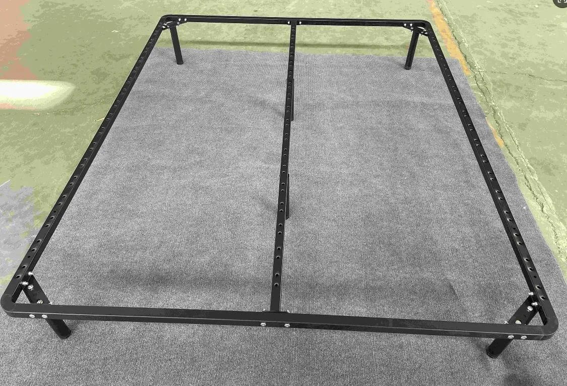 Estructura de cama de madera maciza tapizada plegable de uso duradero para fácil almacenamiento