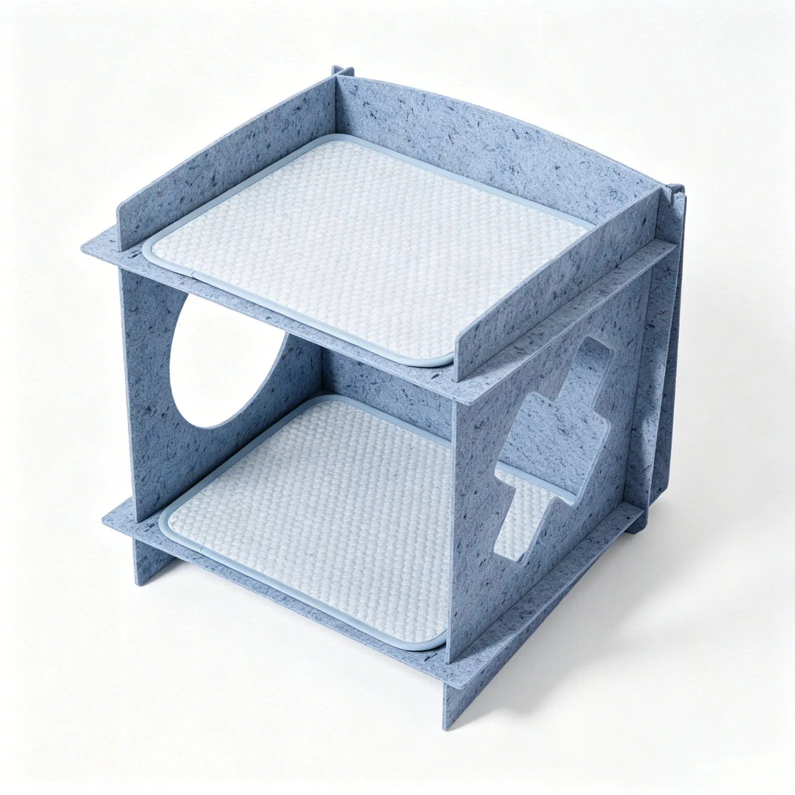 Nuevo nido para mascotas pequeñas y medianas, colchón para perros de cuatro estaciones, casa para gatos de doble capa, cueva oculta y cama para mascotas con plataforma abierta