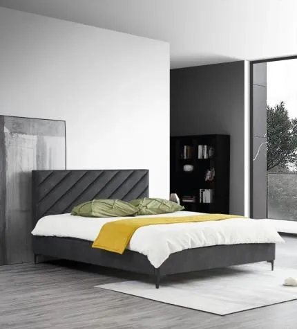 Mayoristas chinos nuevo diseño moderno muebles de madera para el hogar hotel dormitorio conjunto de dormitorio sofá de pared cama doble cama de cuero cama king