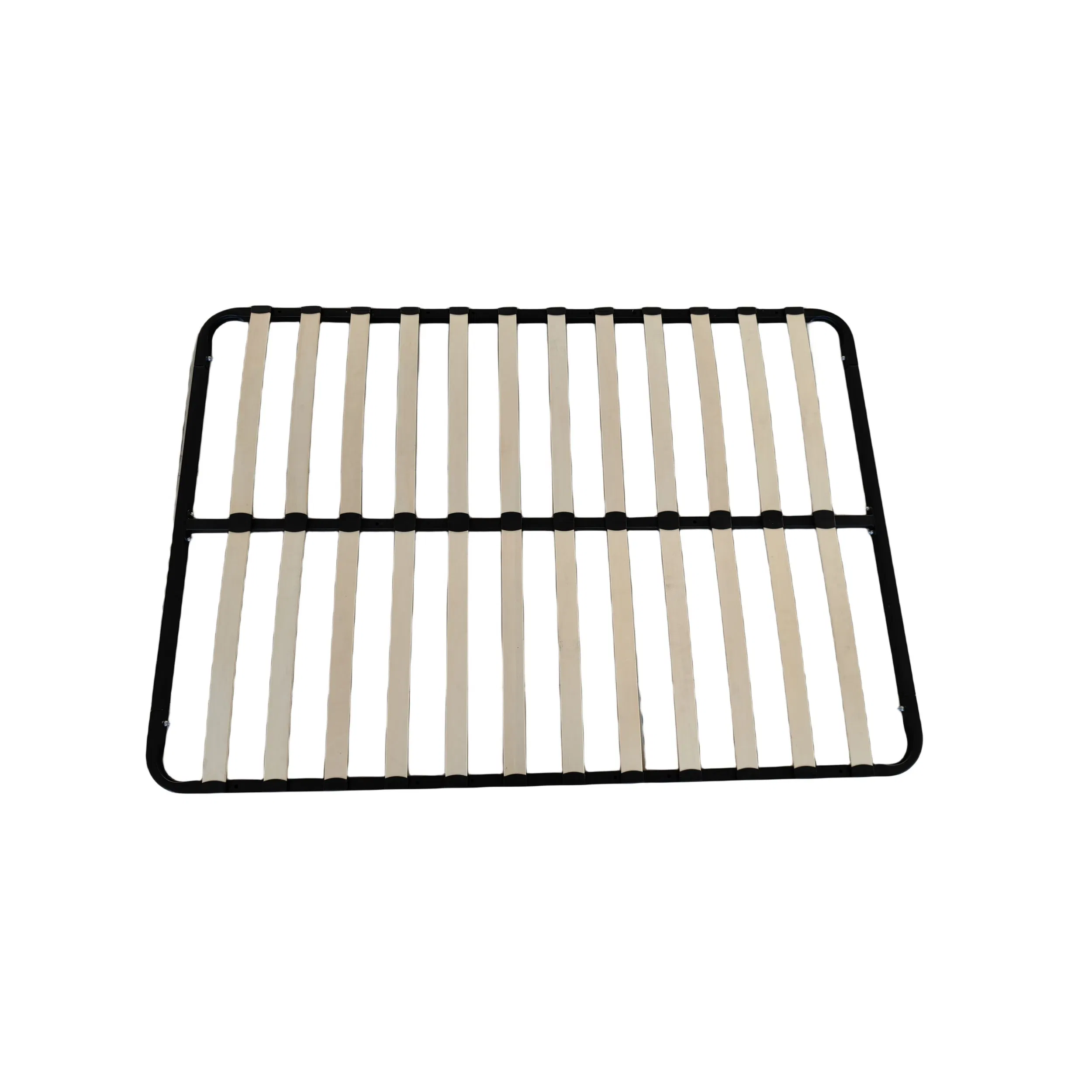 Estructura de cama de madera maciza duradera y premium con mecanismo de soporte elevador