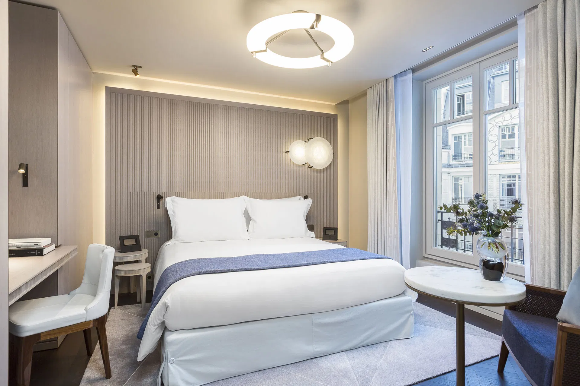 Conjunto de muebles de hotel de lujo europeo para dormitorio personalizado