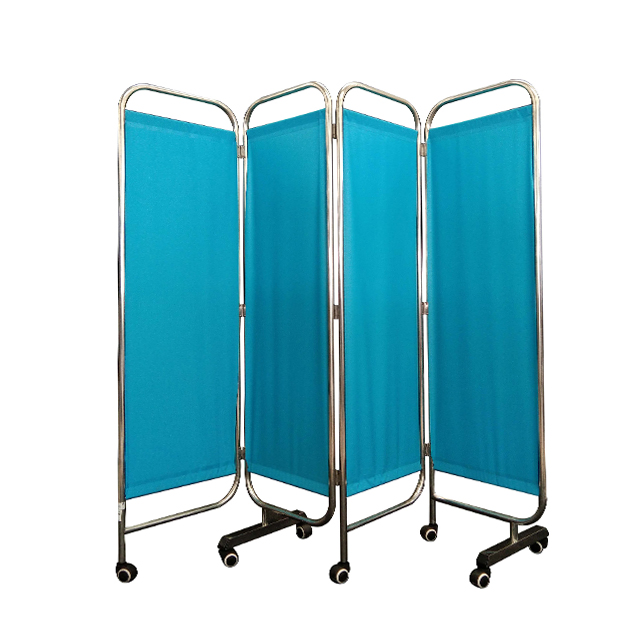 Mobile Medical Privacy Hospital Ward Bedside Folding Screens