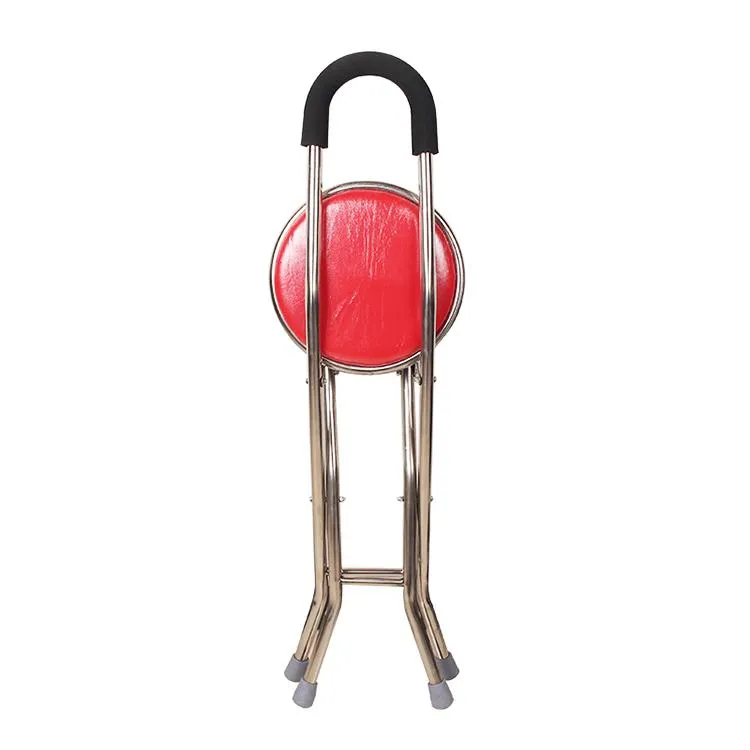 Walking Aid Foldable Adult Rollator Walker Commode Chair