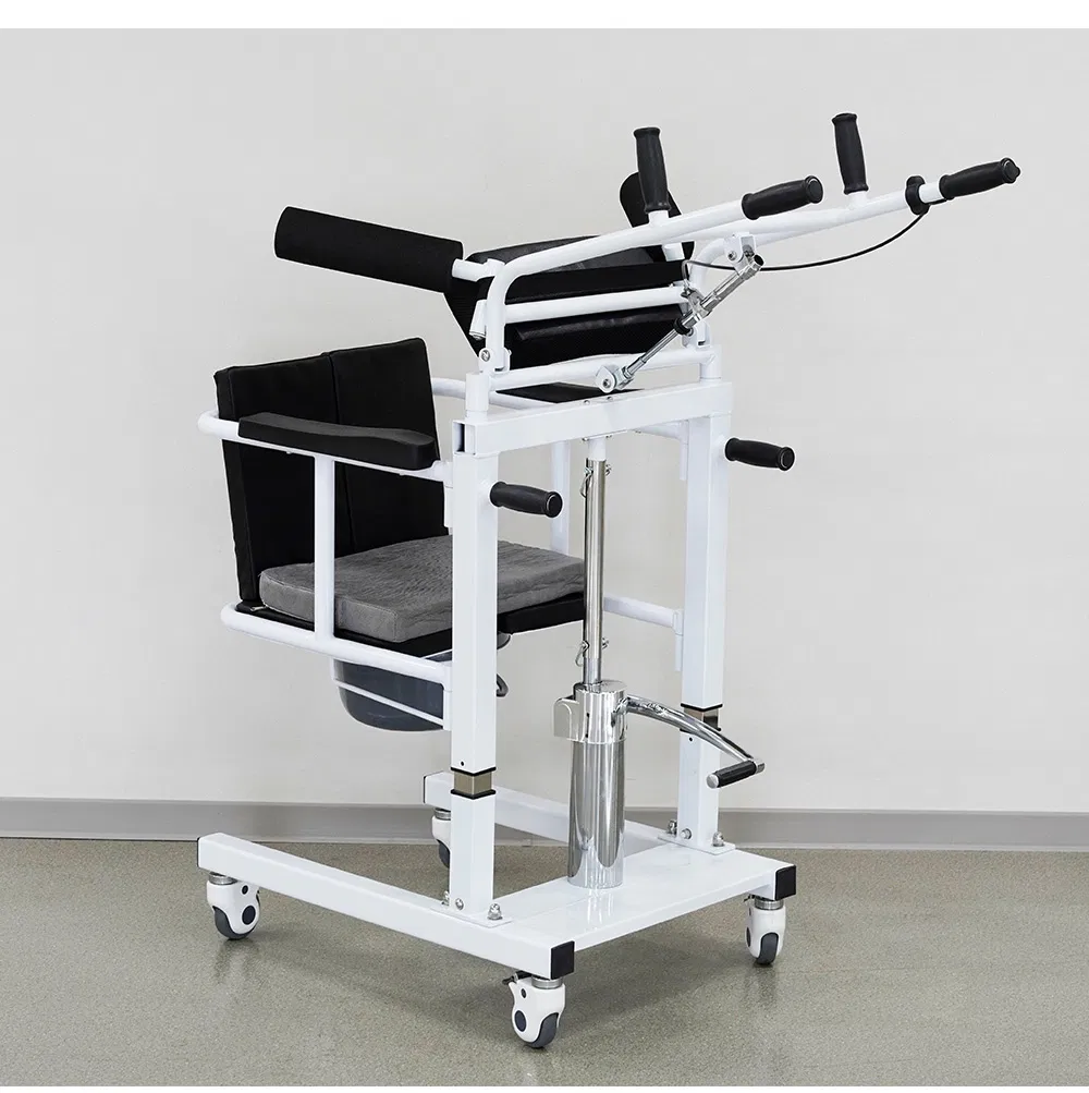 Bedside Commode Hydraulic Transfer Lift Chair for Patient Care