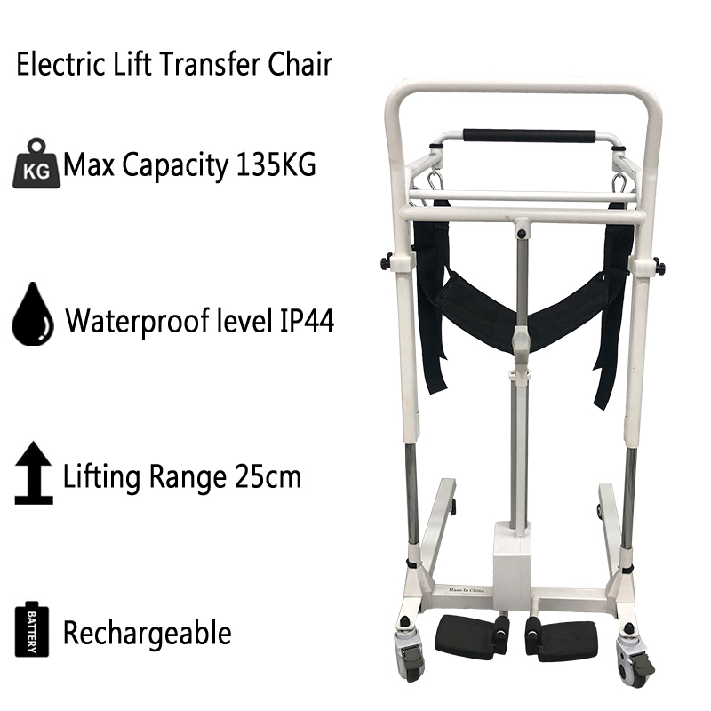 Heavy-Duty Electric Patient Lift for Disabled Transfer Chair Use