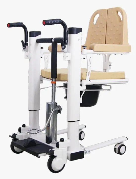 Mobile Patient Lift Transfer Remote Commode Chair