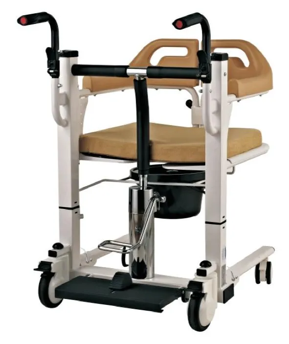 Mobile Patient Lift Transfer Remote Commode Chair