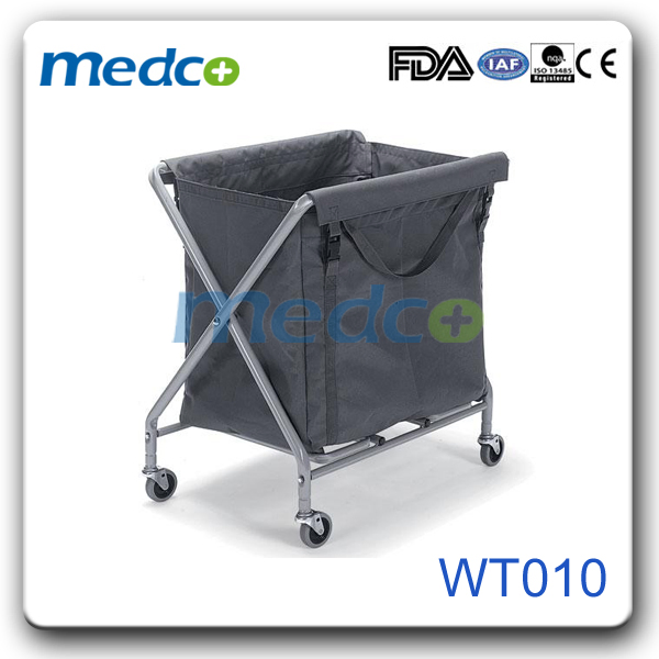 Medical Equipment Stainless Steel Dressing Laundry Trolley