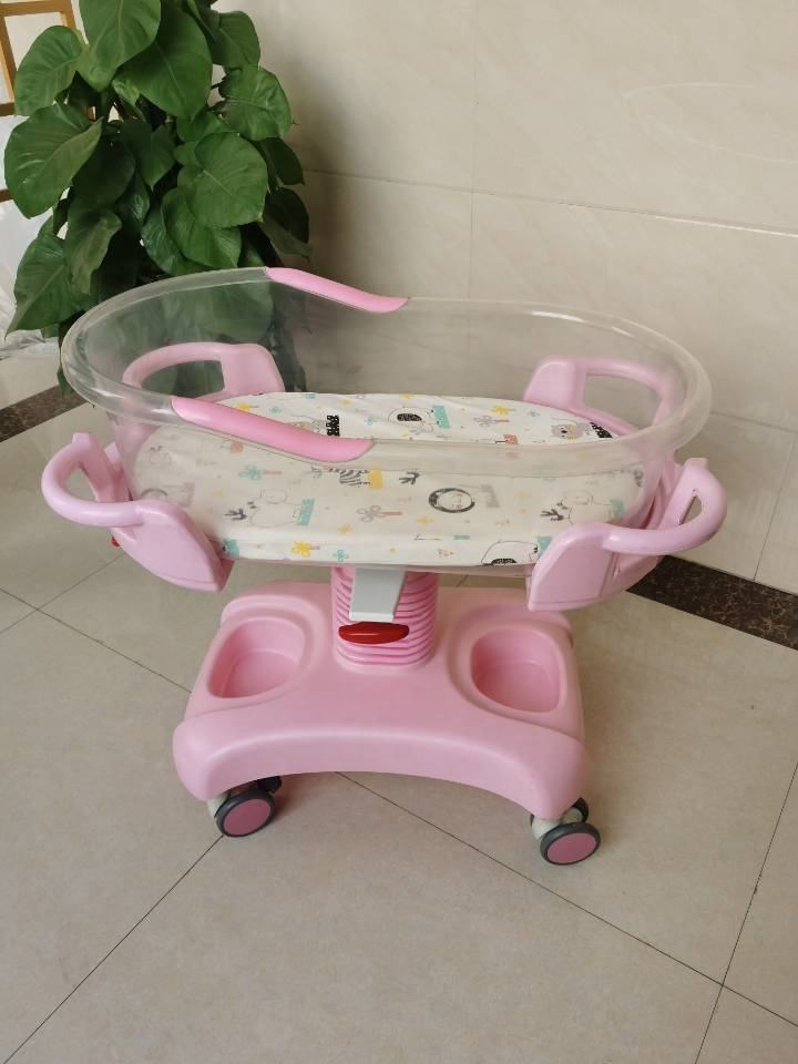 ABS Ib-7003 Medical Hospital Mobile Children Infant Baby Crib with Mattress