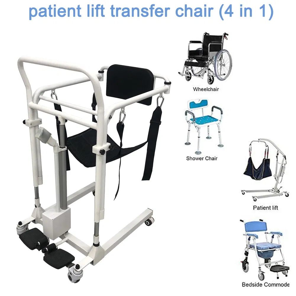 Heavy-Duty Electric Patient Lift for Disabled Transfer Chair Use