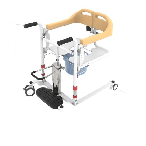 Folding Multi-Function Lifter Hydraulic Commode Patient Lift Transfer Chair with Factory Price