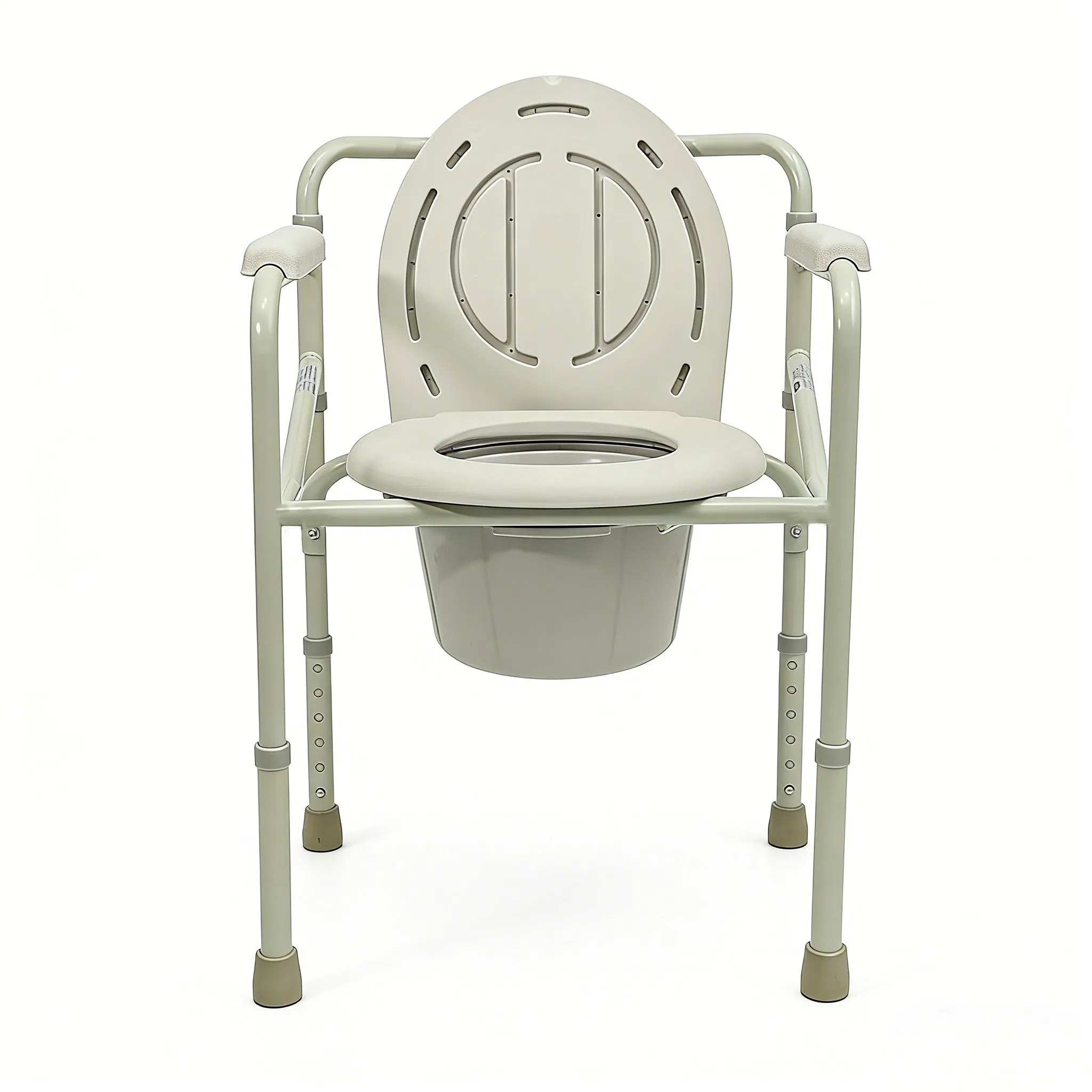 Stable Timely Delivery Rust-Resistant Commode Toilet Chair with ISO for Rehabilitation