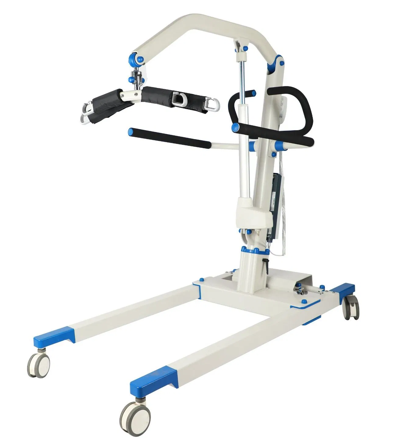 Four Wheels Hospital Standing Style Electric Foldable Patient Lift