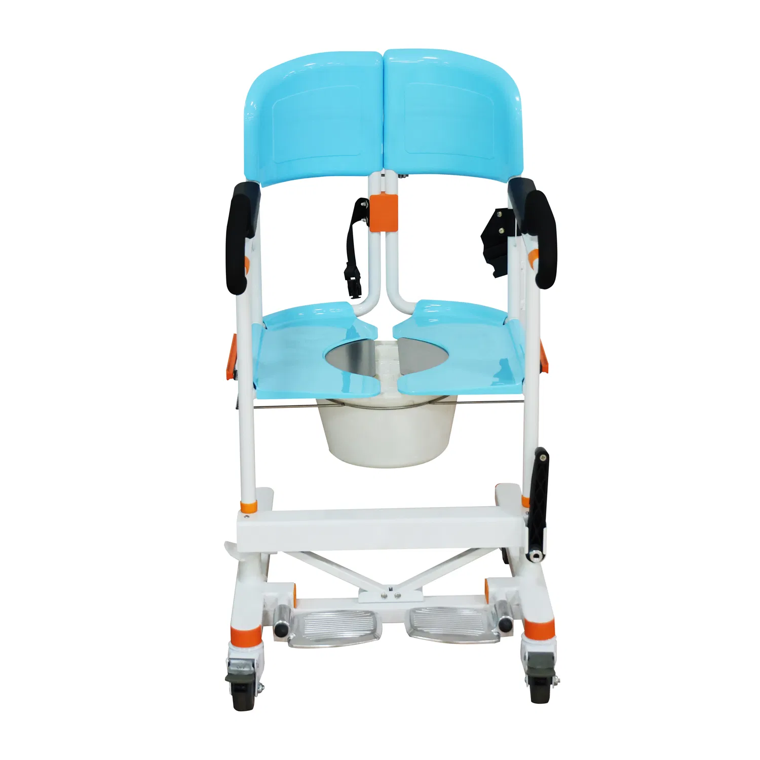 Mdma Approved Multi-Function Shower Chair Transfer Chair Commode Chair for Saudi Arabia