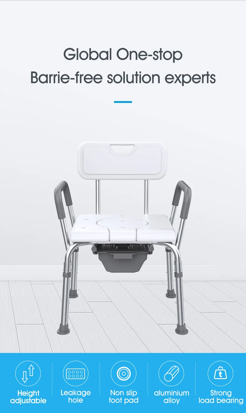 Shower Commode Chair Detail 1