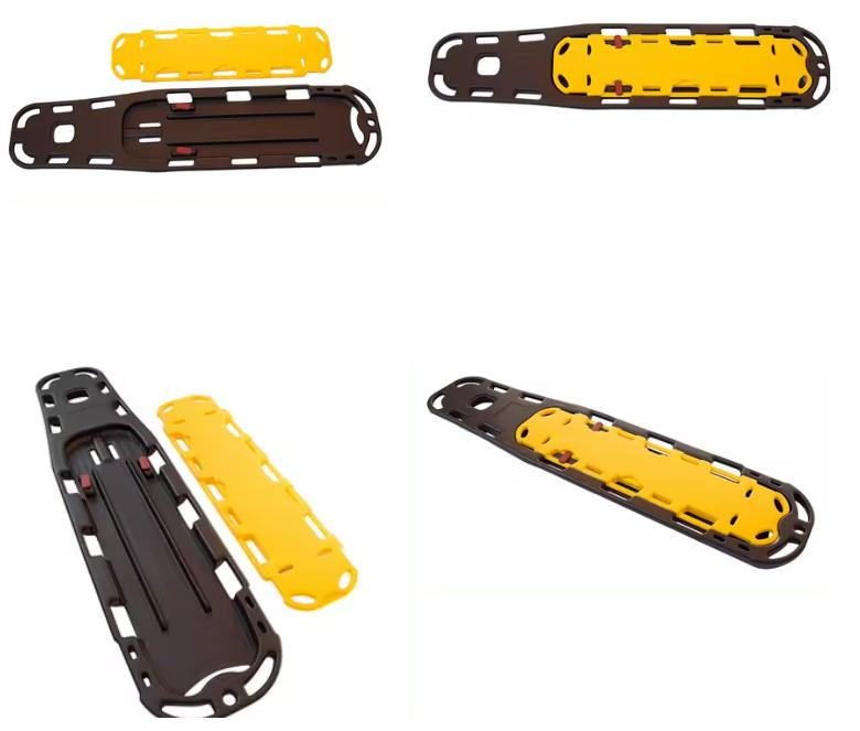 Adult and Child Combination Short Spine Board Outdoor Backboard Plastic Medical Patient Transfer Stretcher Outdoor Water Rescue Emergency Spine Board