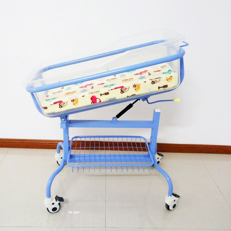 Hospital Medical Furniture Factory Price Custom Classical Adjustable Infant Medical Bed Baby Cot Hospital Cribs