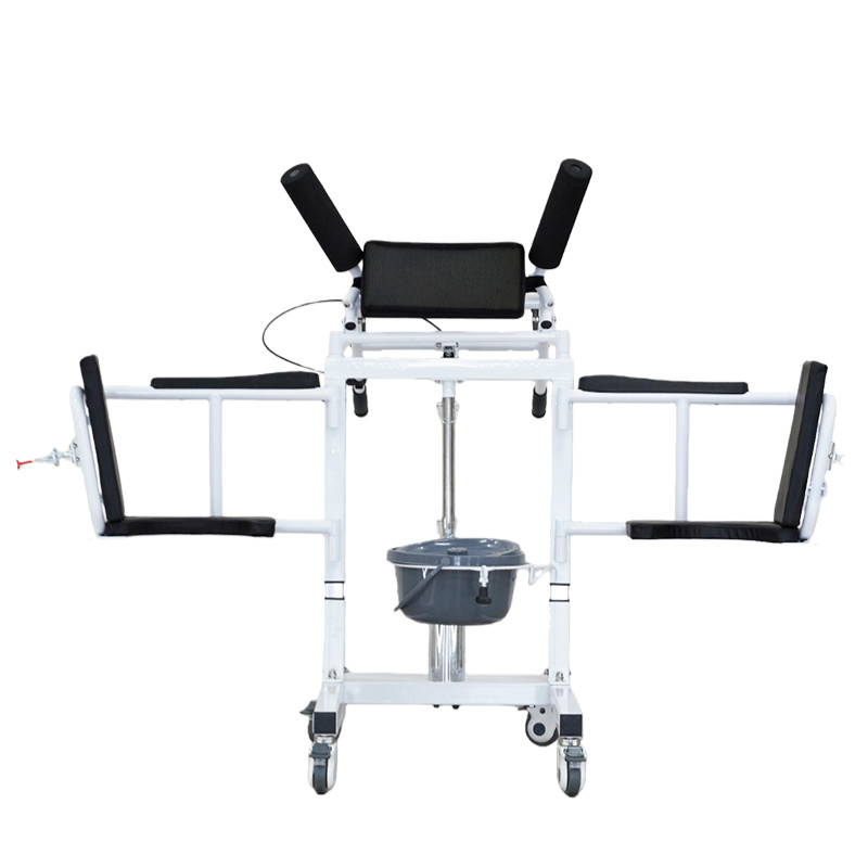 Bedside Commode Hydraulic Transfer Lift Chair for Patient Care