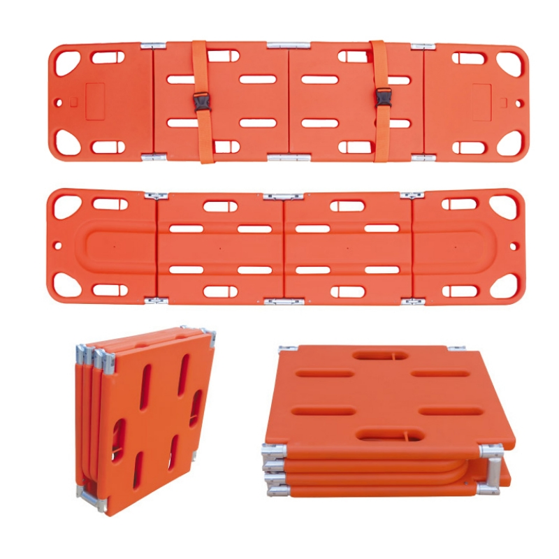Emergency Rescue Folding Spine Board for Safe Patient Transfer