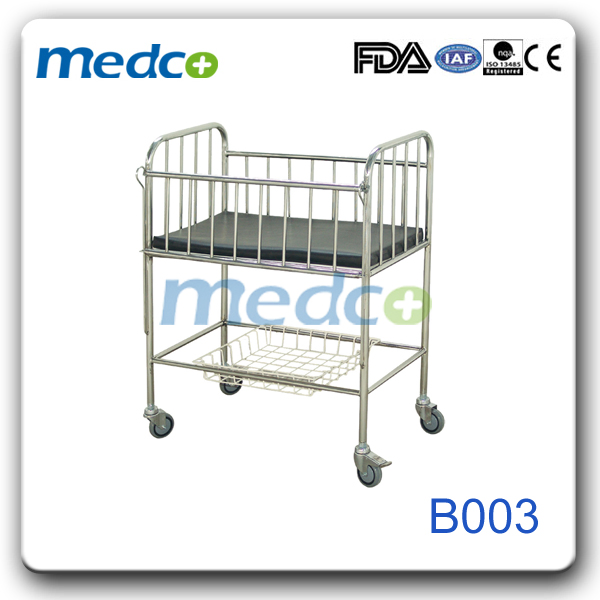 Adjustable Infant Medical Baby Cot Hospital Crib with Ce&ISO Proved