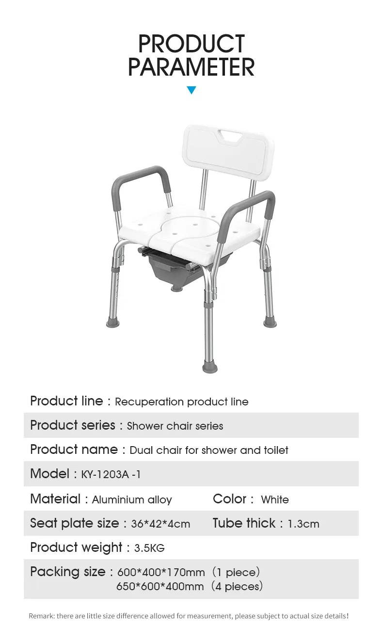 Shower Commode Chair Detail 2