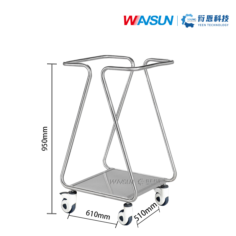 Excellent Quality Universal Caster Dressing Trolley for Clean Dirty Laundry