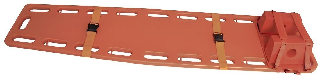 Medical Supplies Plastic Hospital Patient Transfer Foldable Spine Backboard Ambulance Spine Board