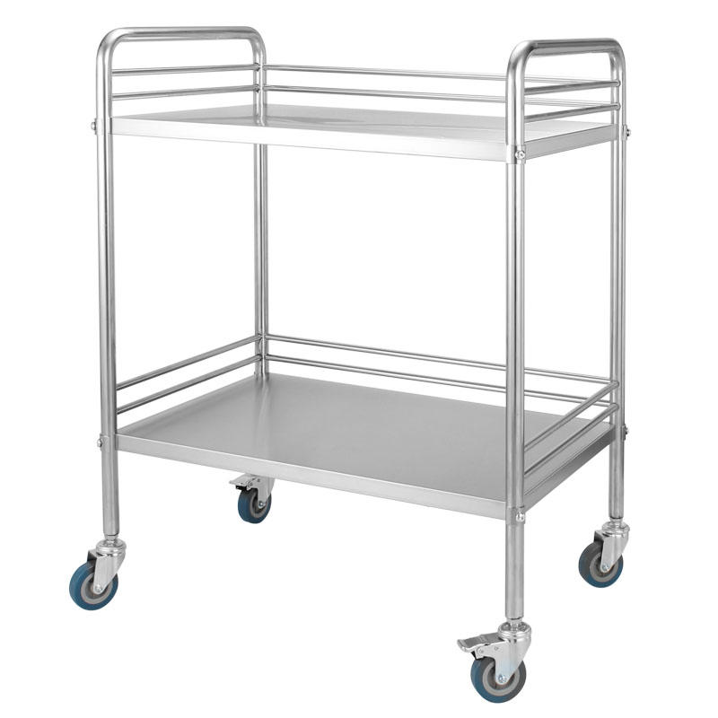 Available Tro-Kf2030 Medical Stainless Steel Dressing Cart Surgical Detachable Treatment Medicine Trolley