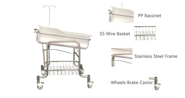 Medical Infant Bassinet Detail