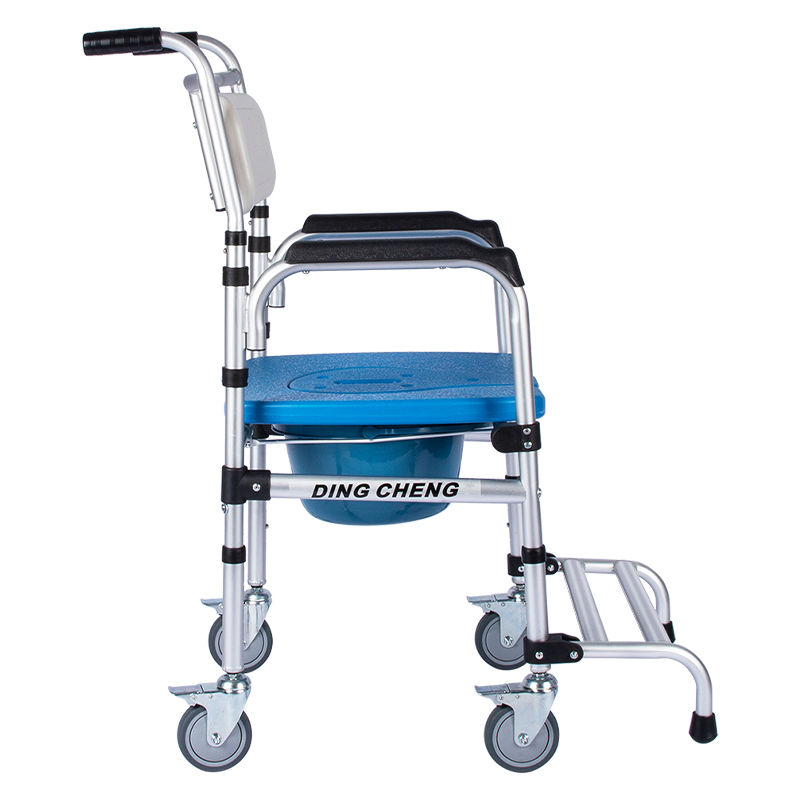 Dl-6022 Elderly Toilet Stool &amp; Bathing Shower Seat for Wholesale Multifunctional Mobile Commode Chair