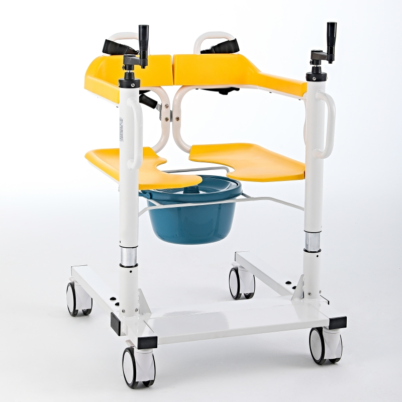 Water-Proof Shower Silla De Transferencia Transfer Lift Chair with Commode