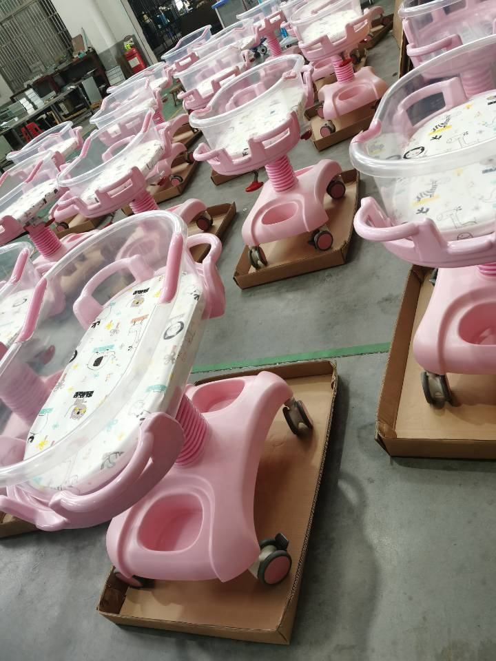 ABS Ib-7003 Medical Hospital Mobile Children Infant Baby Crib with Mattress