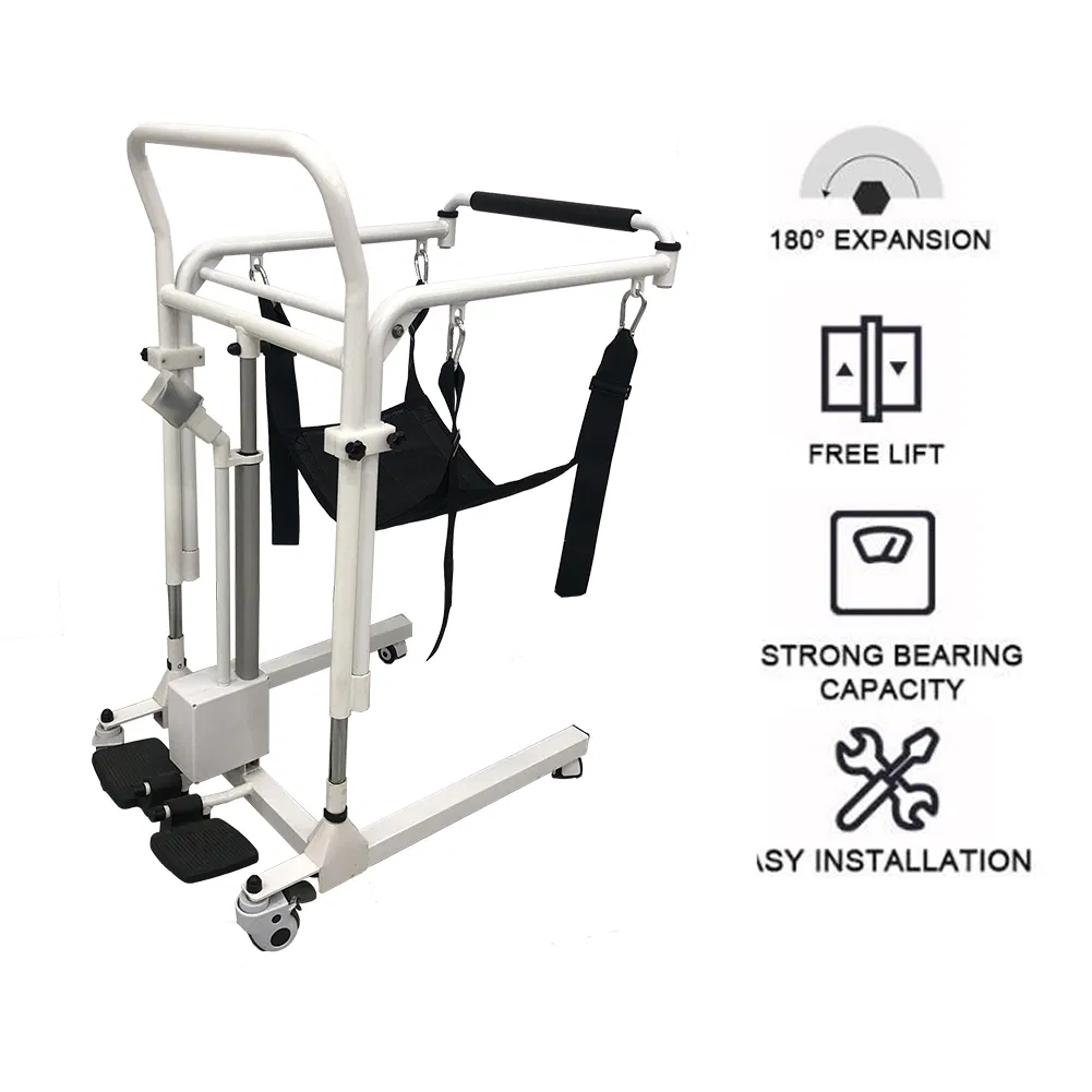 Heavy-Duty Electric Patient Lift for Disabled Transfer Chair Use